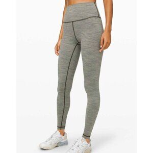 Lululemon Wunder Under High Rise Tight 28" *Luxtreme Wee Are From Space Olive 2